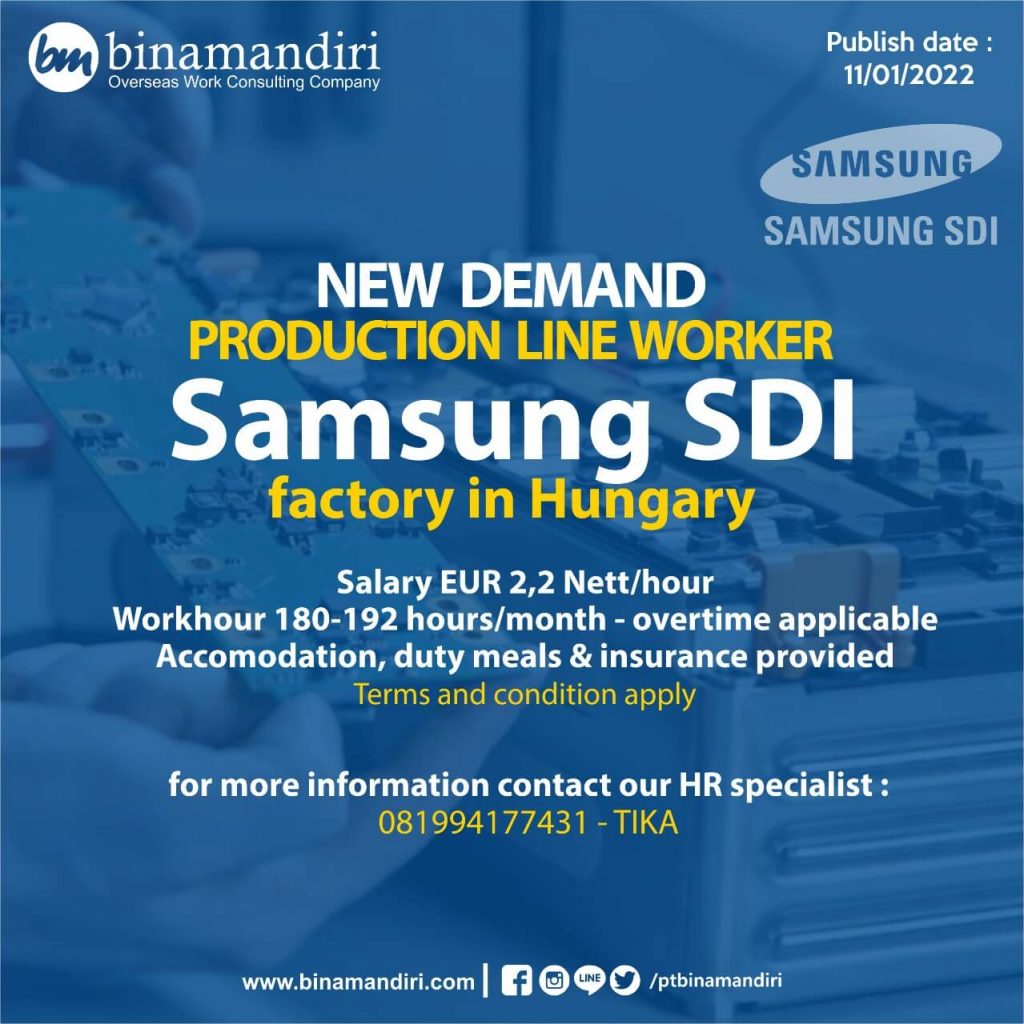 Hungary - Samsung SDI