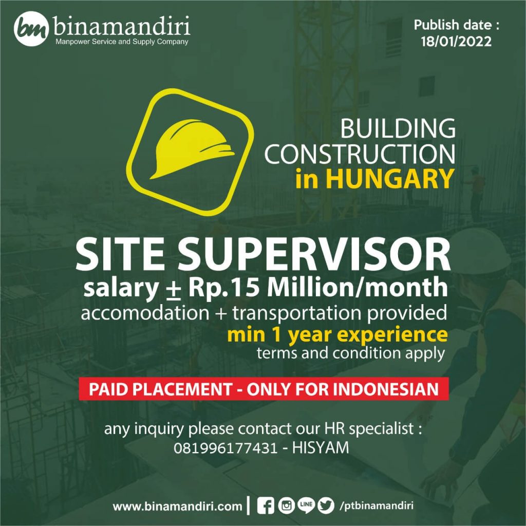 Hungary - Site Supervisor
