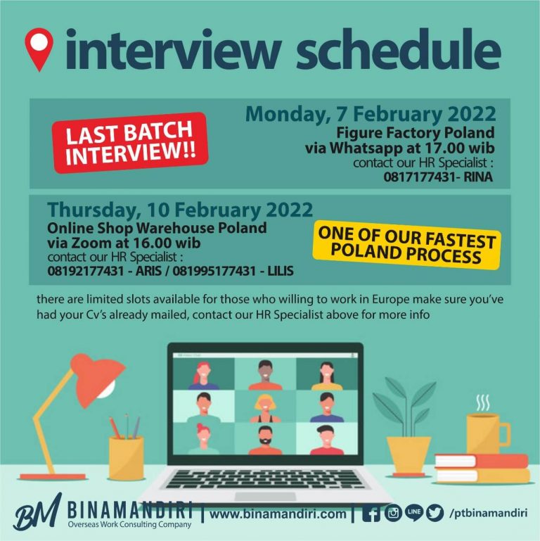 Interview Schedule - Poland