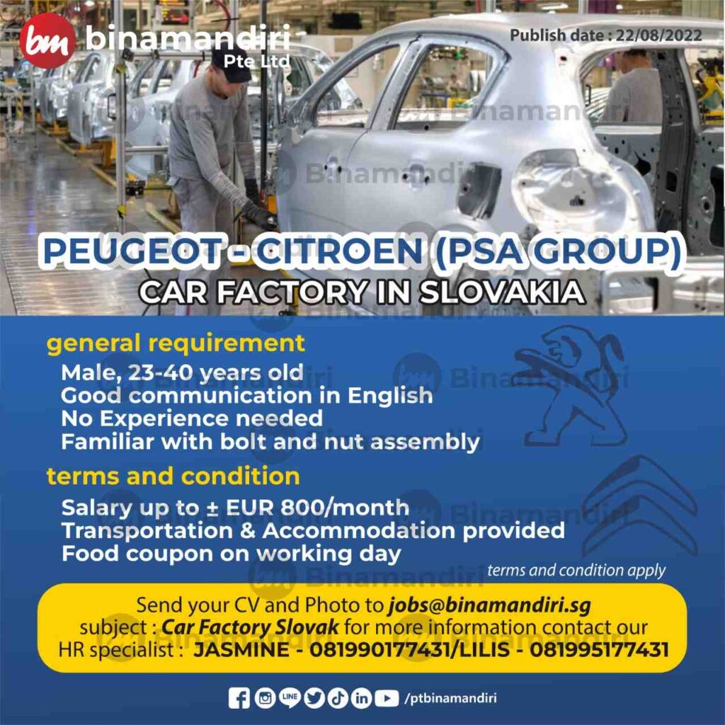 Slovakia - Peugeot & Citroen (PSA Group)