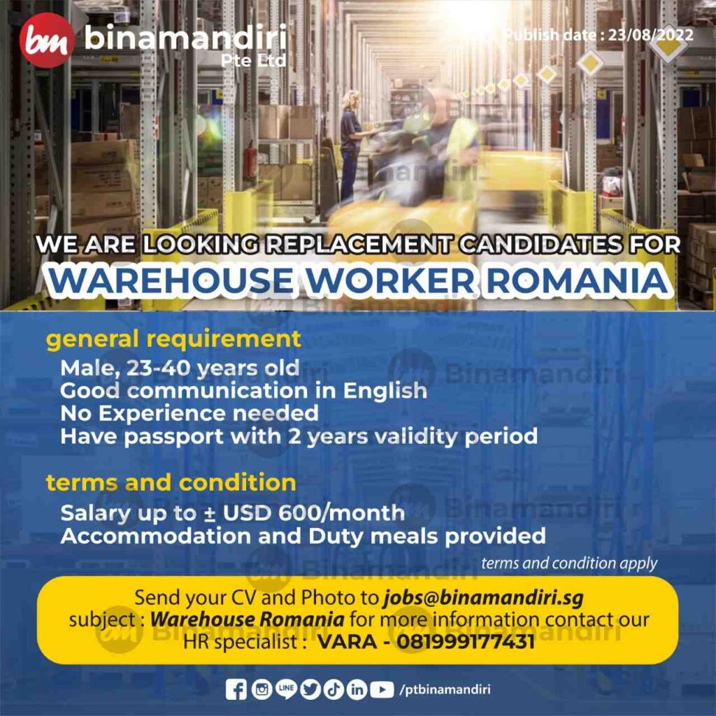 Romania - Warehouse Worker