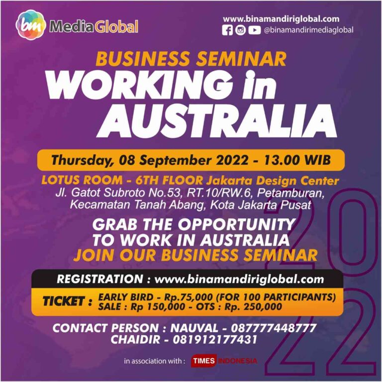 Seminar - Work in Australia