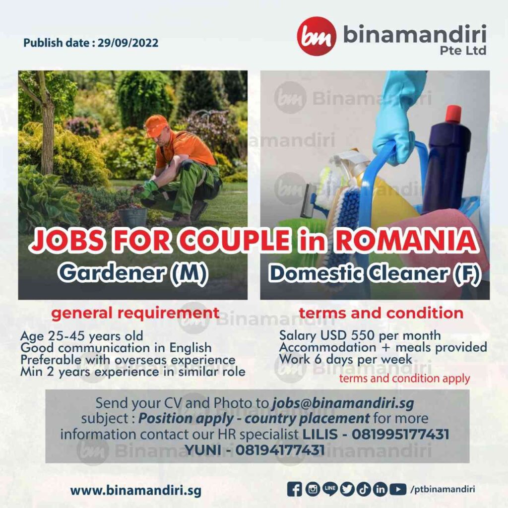 Romania - Job for Couple