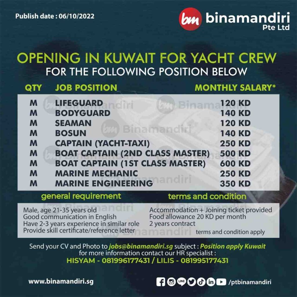 Kuwait - Yacht Crew