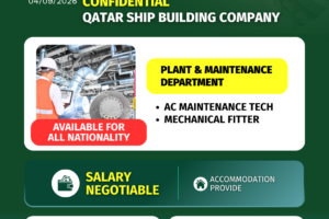 Qatar -AC maintanance & Mechanical fitter