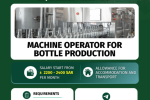 Saudi Arabia – Machine operator bottle production